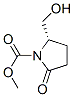 1-Pyrrolidinecarboxylic acid,2-(hydroxymethyl)-5-oxo-,methyl ester,(2s)- Structure,330152-80-2Structure