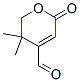 2H-pyran-4-carboxaldehyde,5,6-dihydro-5,5-dimethyl-2-oxo-(9ci) Structure,330154-77-3Structure