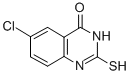 6-Chloro-2,3-dihydro-2-thioxo-4(1h)-quinazolinone Structure,33017-85-5Structure