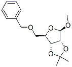 Methyl 2,3-O-isopropylidene-5-O-benzyl-beta-D-ribofuranoside Structure,33019-63-5Structure