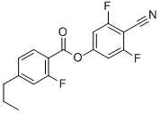 Benzoic acid,2-fluoro-4-propyl-,4-cyano-3,5-difluorophenyl ester Structure,330207-82-4Structure