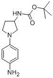 [1-(4-Amino-phenyl)-pyrrolidin-3-yl ]-carbamic acid tert-butyl ester Structure,330551-18-3Structure