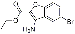 3-Amino-5-bromo-2-benzofurancarboxylic acid ethyl ester Structure,330555-71-0Structure