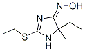 4H-imidazol-4-one,5-ethyl-2-(ethylthio)-1,5-dihydro-5-methyl-,oxime(9ci) Structure,330601-26-8Structure