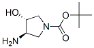 (3R,4r)-tert-butyl3-amino-4-hydroxypyrrolidine-1-carboxylate Structure,330681-18-0Structure