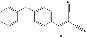 2-[Hydroxy(4-phenoxyphenyl)methylene]propanedinitrile Structure,330792-68-2Structure