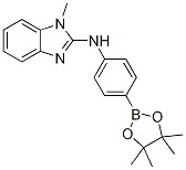 1-Methyl-n-(4-(4,4,5,5-tetramethyl-1,3,2-dioxaborolan-2-yl)phenyl)-1h-benzo[d]imidazol-2-amine Structure,330793-28-7Structure