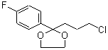 2-(3-Chloropropyl)-2-(4-fluorophenyl)-1,3-dioxolane Structure,3308-94-9Structure