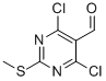 4,6-Dichloro-2-methylthio-5-formylpyrimidine Structure,33097-11-9Structure