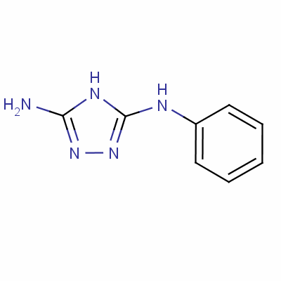 1H-1,2,4-triazole-3,5-diamine, n5-phenyl- Structure,3310-68-7Structure