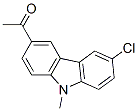 1-(6-Chloro-9-methyl-9H-carbazol-3-yl)ethanone Structure,33107-73-2Structure