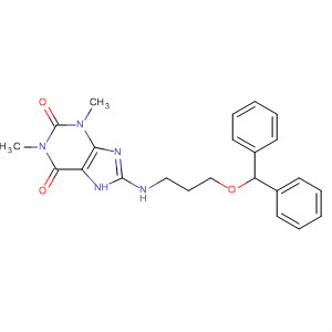 8-[2-(Diphenylmethoxy)-n-methylethylamino]-1,3-dimethylxanthine Structure,33120-34-2Structure