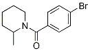 (4-Bromophenyl)(2-methylpiperidin-1-yl)methanone Structure,331256-17-8Structure