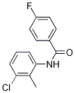 Benzamide, n-(3-chloro-2-methylphenyl)-4-fluoro- Structure,331270-53-2Structure