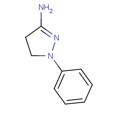 3-Amino-4,5-dihydro-1-phenylpyrazole Structure,3314-35-0Structure