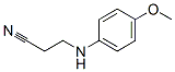 3-(4-Methoxy-phenylamino)-propionitrile Structure,33141-33-2Structure