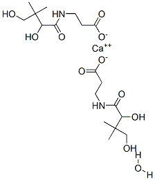 D-pantothenic acid calcium salt hydrate Structure,331748-07-3Structure