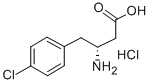 (R)-3-amino-4-(4-chlorophenyl)butanoic acid hydrochloride Structure,331763-59-8Structure