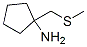 Cyclopentanamine,1-[(methylthio)methyl ]-(9ci) Structure,331826-37-0Structure