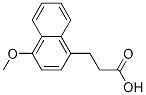 4-Methoxy-1-naphthalenepropanoic acid Structure,33189-02-5Structure