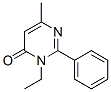 3-Ethyl-6-methyl-2-phenyl-4(3h)-pyrimidinone Structure,33192-83-5Structure