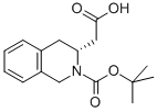 3(1H)-isoquinolineacetic acid, 2-[(1,1-dimethylethoxy)carbonyl]-3,4-dihydro-,(3r)- Structure,332064-64-9Structure