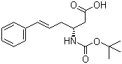 5-Hexenoic acid, 3-[[(1,1-dimethylethoxy)carbonyl]amino]-6-phenyl-, (3r)- Structure,332064-73-0Structure