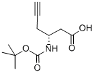 5-Hexynoic acid, 3-[[(1,1-dimethylethoxy)carbonyl]amino]-, (3r)- Structure,332064-91-2Structure