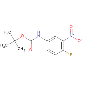 Tert-butyl 4-fluoro-3-nitrophenylcarbamate Structure,332370-72-6Structure