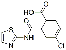 4-Chloro-6-(thiazol-2-ylcarbamoyl)-cyclohex-3-enecarboxylic acid Structure,332374-77-3Structure