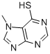 7-Methyl-6-mercaptopurine Structure,3324-79-6Structure