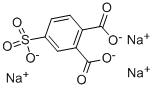 4-Sulfophthalic acid trisodium salt Structure,3325-08-4Structure