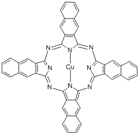 Copper(ii) 2,3-naphthalocyanine Structure,33273-09-5Structure