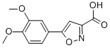 5-(3,4-Dimethoxy-phenyl)-isoxazole-3-carboxylic acid Structure,33282-17-6Structure