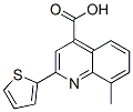 8-Methyl-2-(2-thienyl)quinoline-4-carboxylic acid Structure,33289-45-1Structure