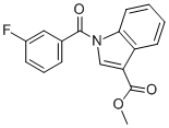 1H-indole-3-carboxylic acid,1-(3-fluorobenzoyl)-,methyl ester Structure,332898-29-0Structure