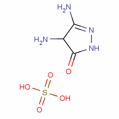 4,5-Diamino-2,4-dihydro-3-oxopyrazole sulphate Structure,33295-85-1Structure