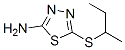 5-[(Sec-butyl)thio]-1,3,4-thiadiazol-2-amine Structure,33313-08-5Structure