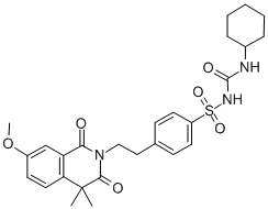 Gliquidone Structure,33342-05-1Structure