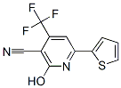 2-Hydroxy-6-(2-thienyl)-4-(trifluoromethyl)nicotinonitrile Structure,3335-45-3Structure