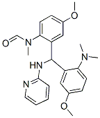 N-(2-[(2-dimethylamino-5-methoxy-phenyl)-(pyridin-2-ylamino)-methyl ]-4-methoxy-phenyl)-n-methyl-formamide Structure,333725-82-9Structure