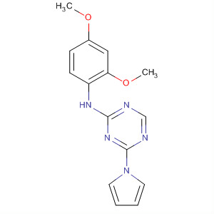 N-(2,4-dimethoxyphenyl)-4-(1h-pyrrol-1-yl)-1,3,5-triazin-2-amine Structure,333727-96-1Structure