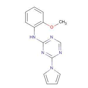 N-(2-methoxyphenyl)-4-(1h-pyrrol-1-yl)-1,3,5-triazin-2-amine Structure,333728-02-2Structure