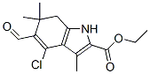 4-Chloro-5-formyl-3,6,6-trimethyl-6,7-dihydro-1h-indole-2-carboxylic acid ethyl ester Structure,333780-20-4Structure