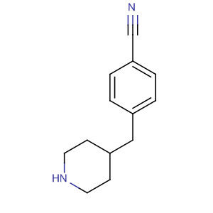 Benzonitrile, 4-(4-piperidinylmethyl)- Structure,333987-57-8Structure