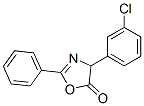 5(4H)-oxazolone,4-(3-chlorophenyl)-2-phenyl- Structure,334001-71-7Structure