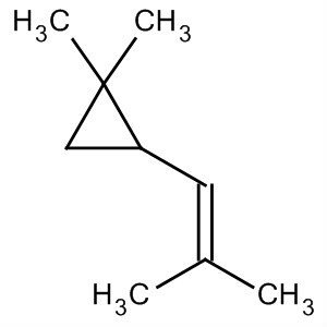 1,1-Dimethyl-2-(2-methyl-1-propenyl)cyclopropane Structure,33422-32-1Structure