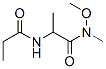 Propanamide, n-methoxy-n-methyl-2-[(1-oxopropyl)amino]- Structure,334490-68-5Structure