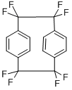 2,2,3,3,8,8,9,9-Octafluorotricyclo[8.2.2.24,7]hexadeca-4,6,10,12,13,15-hexaene Structure,3345-29-7Structure