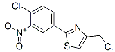 4-(Chloromethyl)-2-(4-chloro-3-nitrophenyl)thiazole Structure,33451-02-4Structure